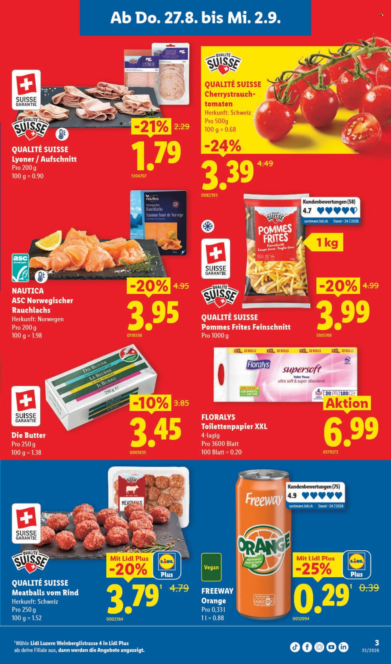 Catalogue Lidl - 27.8.2026 - 2.9.2026. Page 3. Page 3