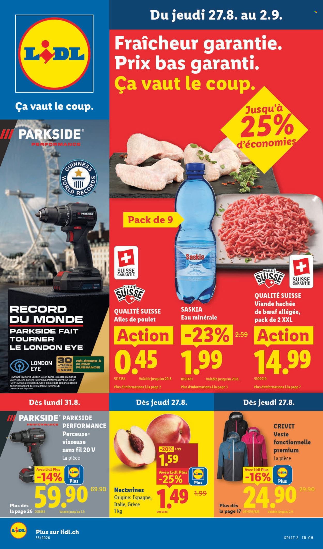 Catalogue Lidl - 27.8.2026 - 2.9.2026. Page 1. Page 1