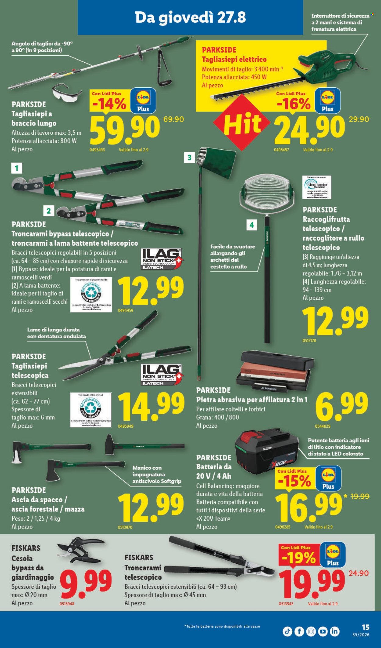 Catalogue Lidl - 27.8.2026 - 2.9.2026. Page 19. Page 19