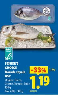 FISHER’S CHOICE Dorade royale ASC