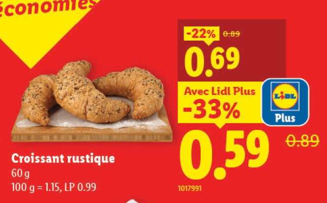 Croissant rustique
