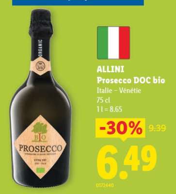 ALLINI Prosecco DOC bio