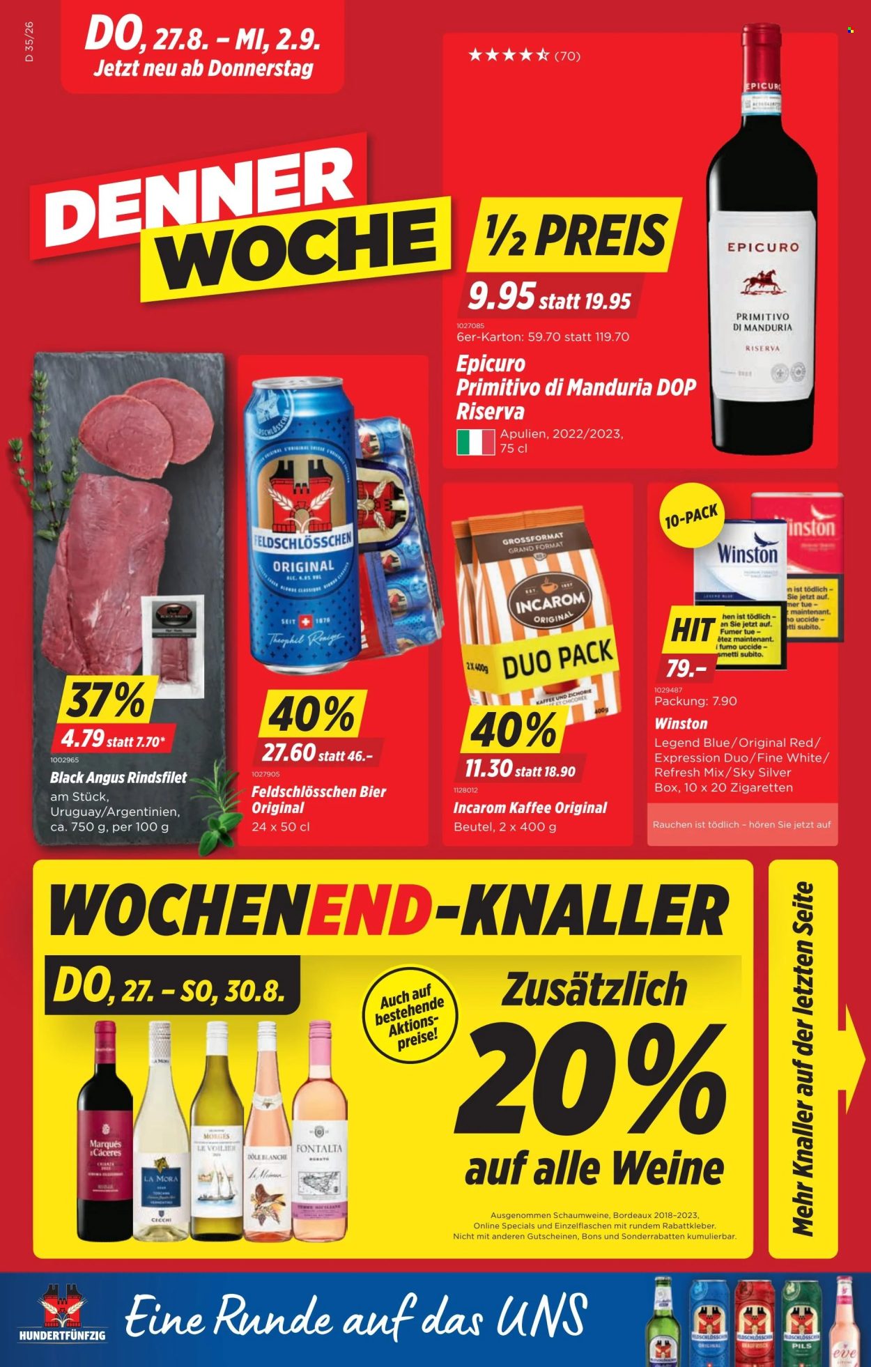 Catalogue Denner - 27.8.2026 - 2.9.2026. Page 1. Page 1