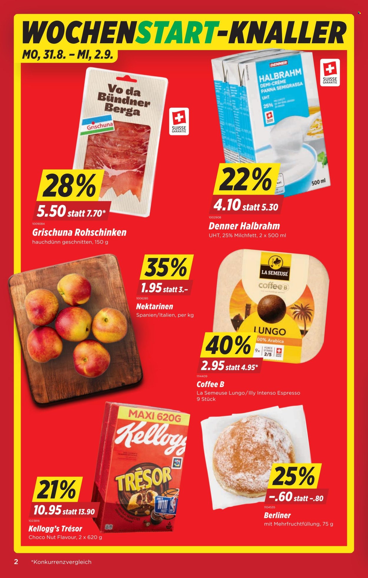 Catalogue Denner - 27.8.2026 - 2.9.2026. Page 2. Page 2