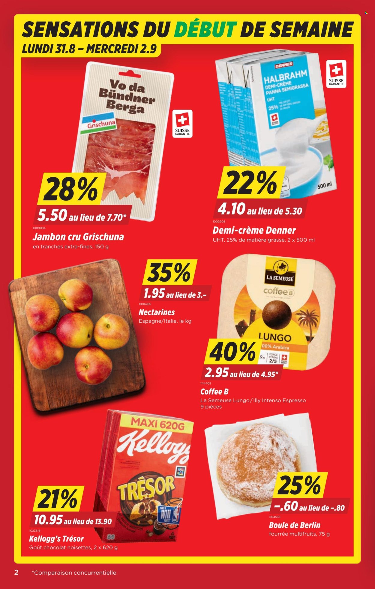 Catalogue Denner - 27.8.2026 - 2.9.2026. Page 2. Page 2