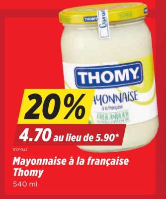 Mayonnaise à la française Thomy