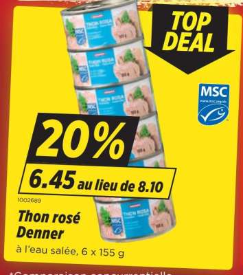 Thon rosé Denner