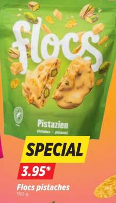 Flocs pistaches