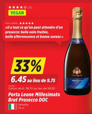 Porta Leone Millesimato Brut Prosecco DOC