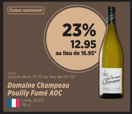 Domaine Champeau Pouilly Fumé AOC