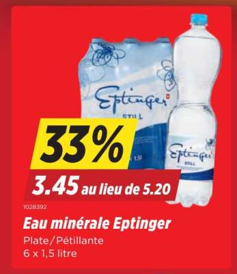 Eau minérale Eptinger