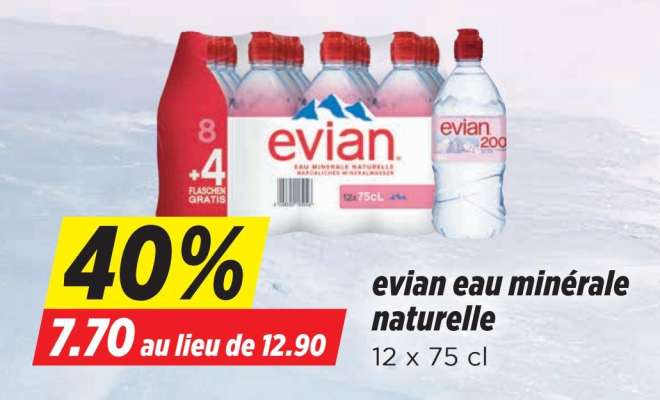 Evian Eau Minérale Naturelle