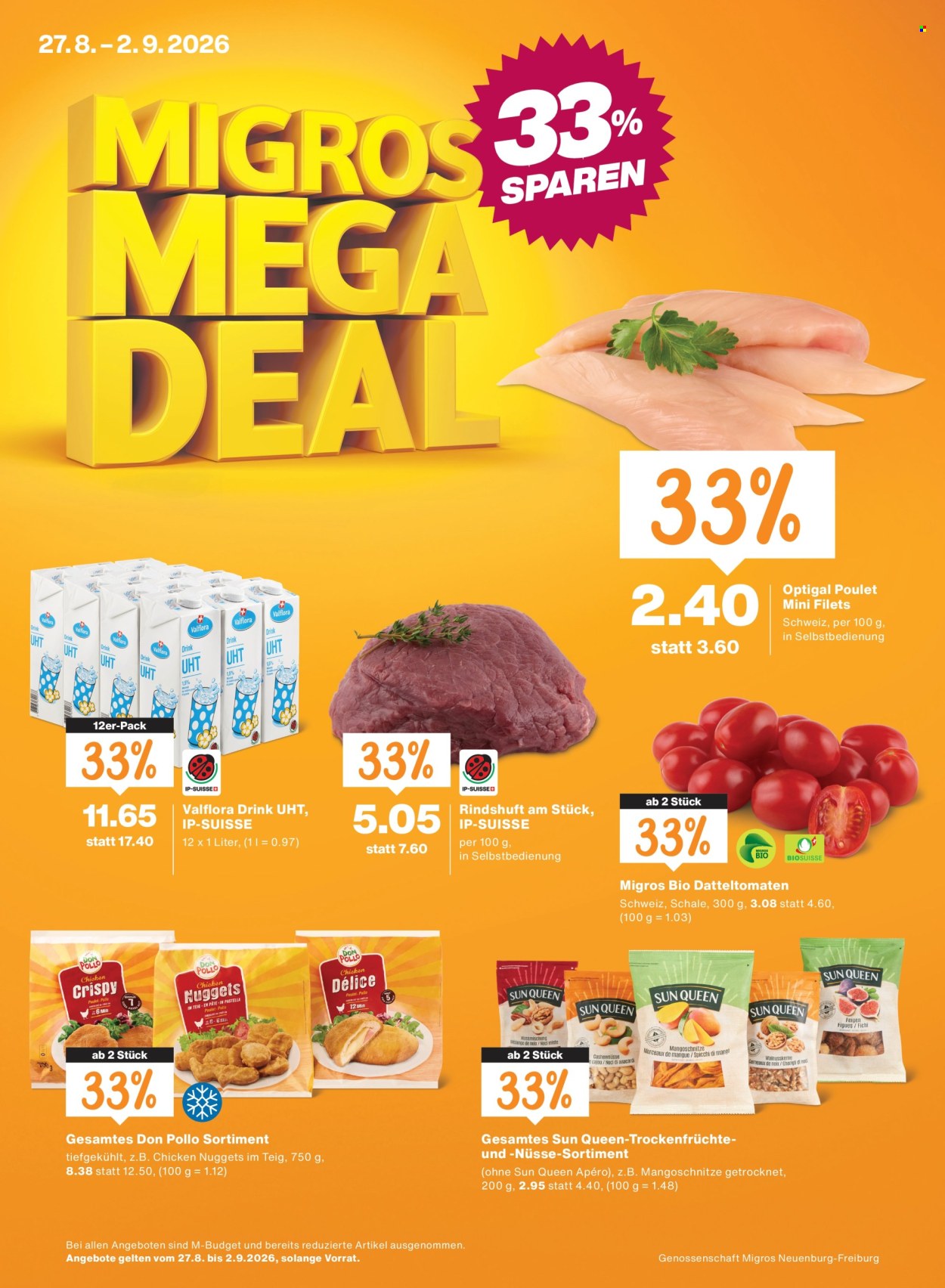 Catalogue Migros - 27.8.2026 - 2.9.2026. Page 1. Page 1