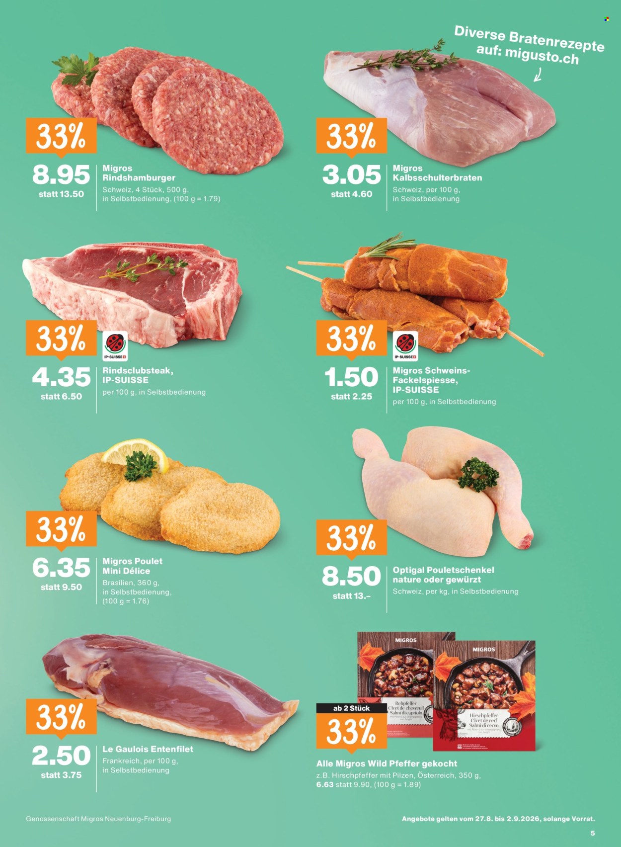 Catalogue Migros - 27.8.2026 - 2.9.2026. Page 5. Page 5