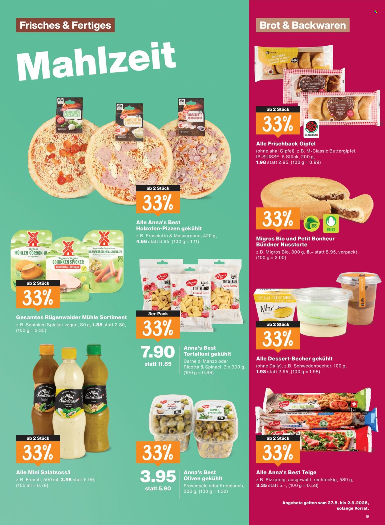 Catalogue Migros - 27.8.2026 - 2.9.2026. Page 9. Page 9