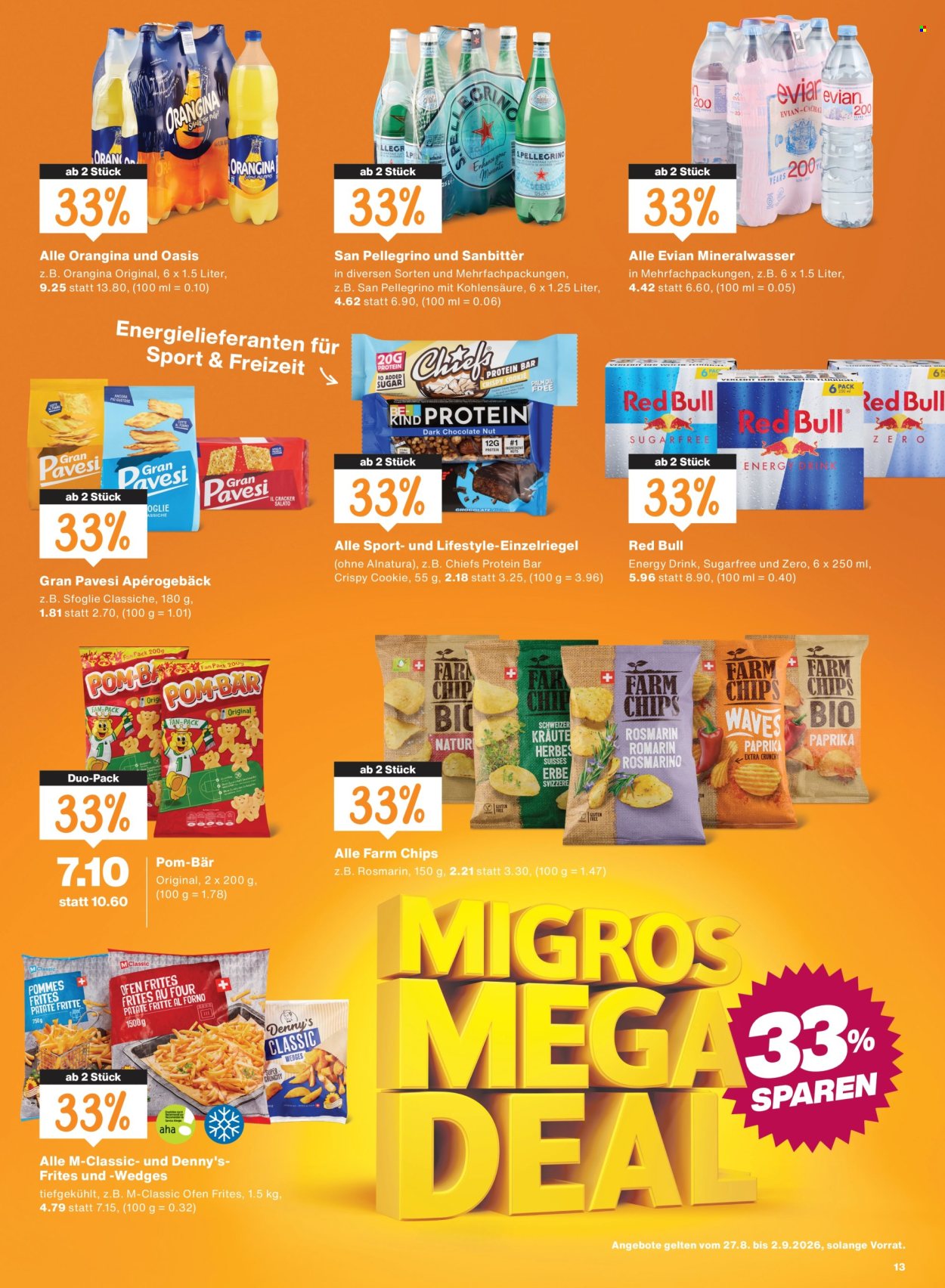 Catalogue Migros - 27.8.2026 - 2.9.2026. Page 13. Page 13