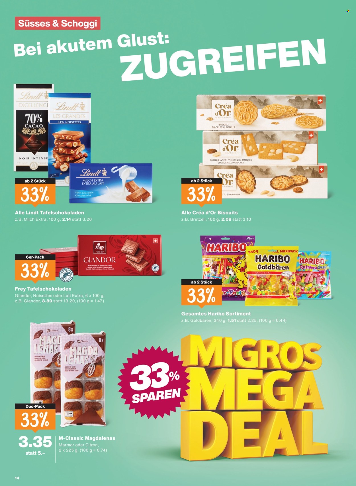 Catalogue Migros - 27.8.2026 - 2.9.2026. Page 14. Page 14