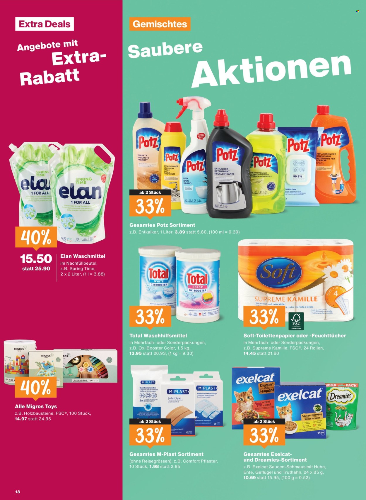 Catalogue Migros - 27.8.2026 - 2.9.2026. Page 18. Page 18