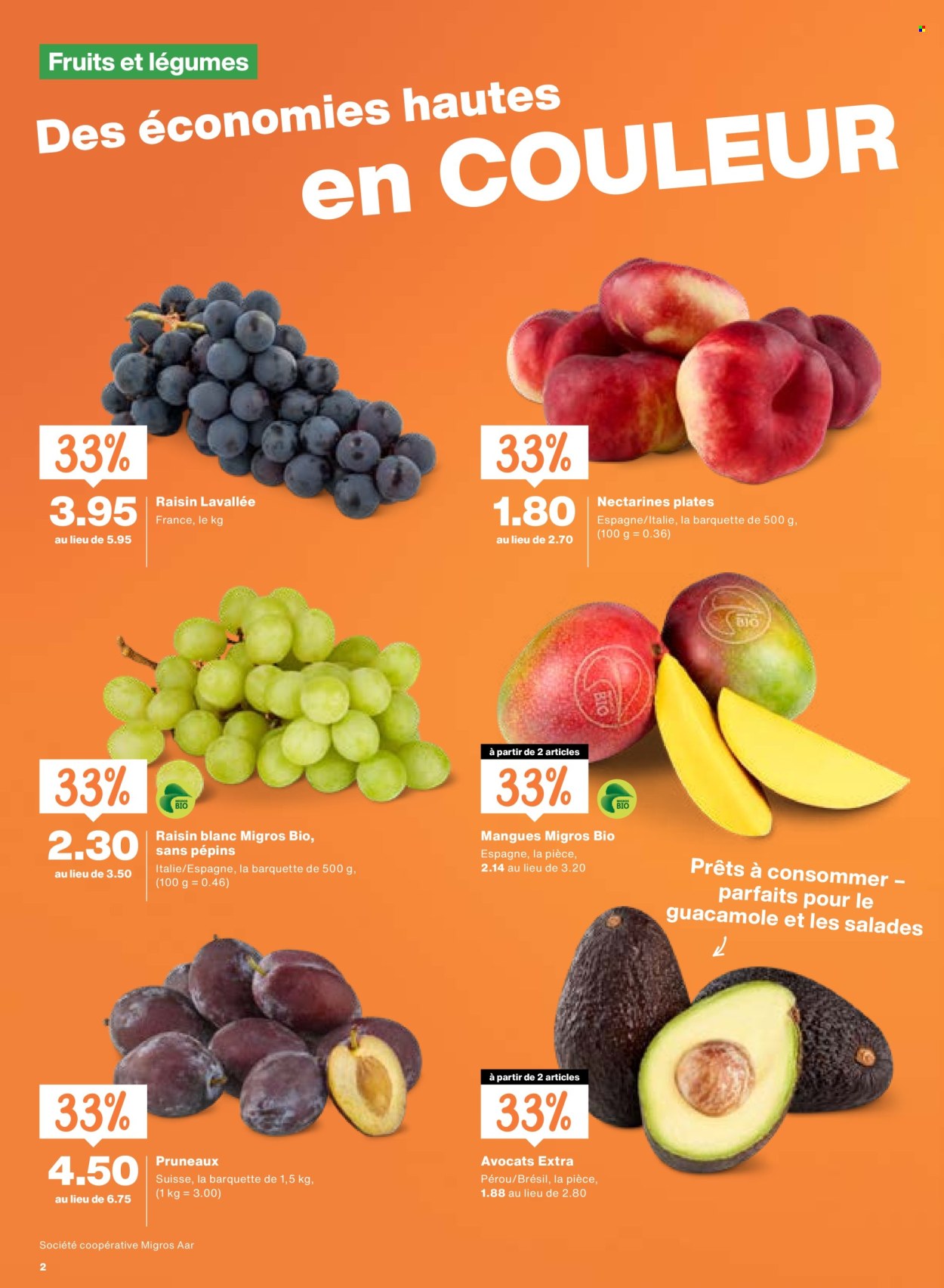 Catalogue Migros - 27.8.2026 - 2.9.2026. Page 2. Page 2