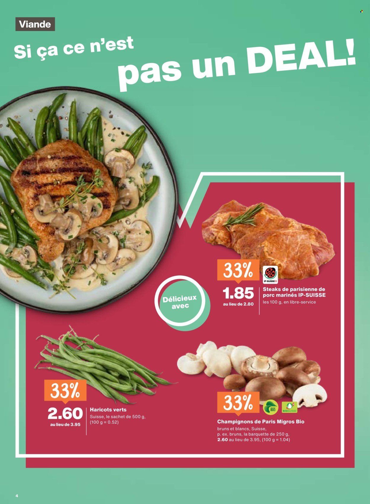 Catalogue Migros - 27.8.2026 - 2.9.2026. Page 4. Page 4