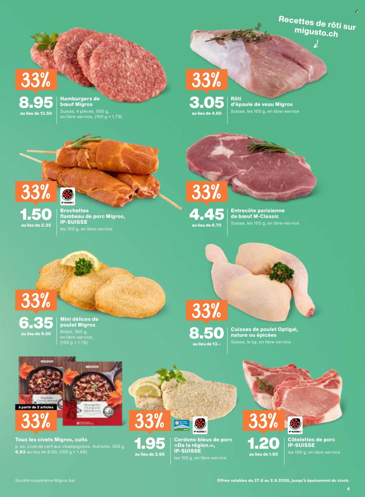 Catalogue Migros - 27.8.2026 - 2.9.2026. Page 5. Page 5