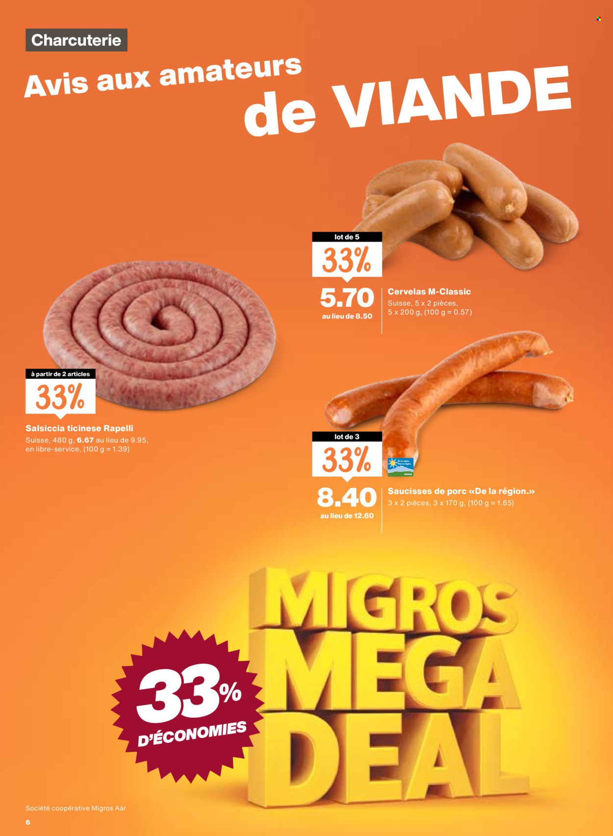 Catalogue Migros - 27.8.2026 - 2.9.2026. Page 6. Page 6