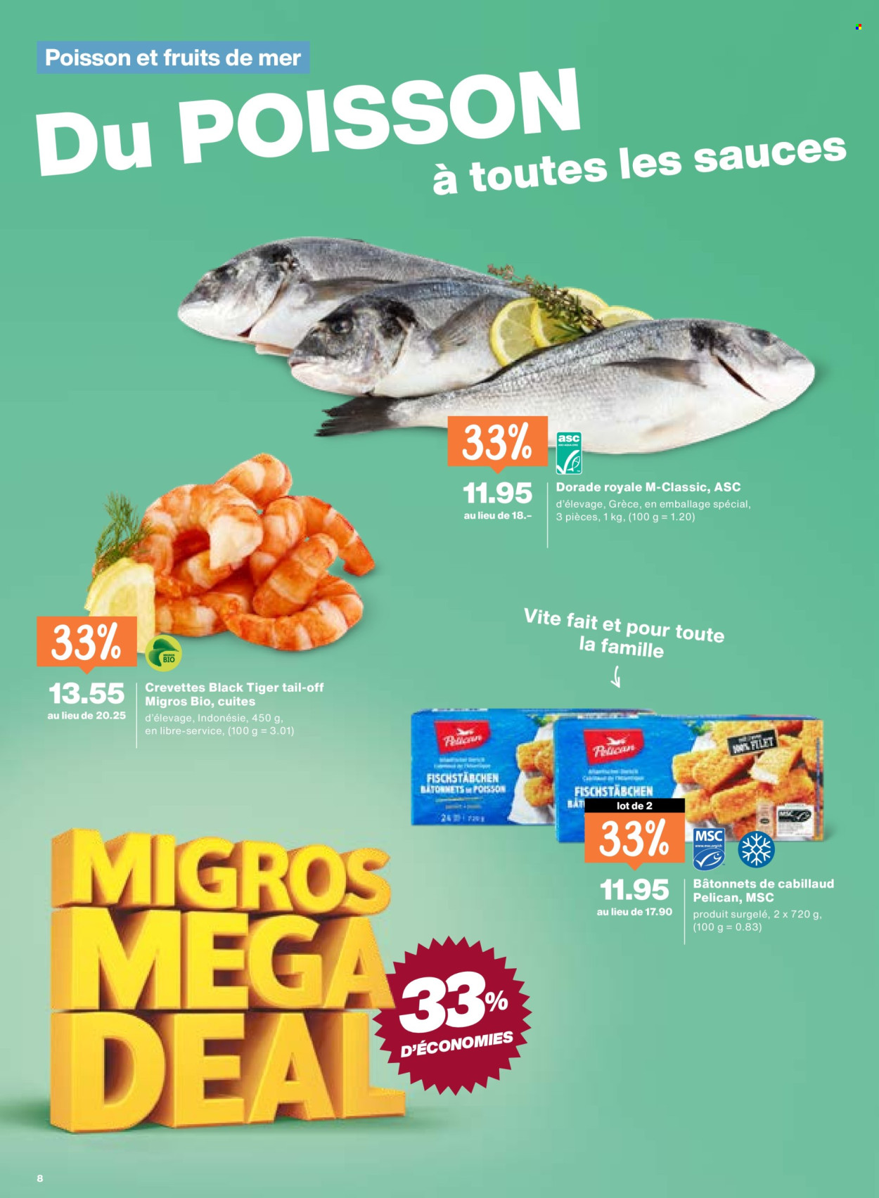 Catalogue Migros - 27.8.2026 - 2.9.2026. Page 8. Page 8
