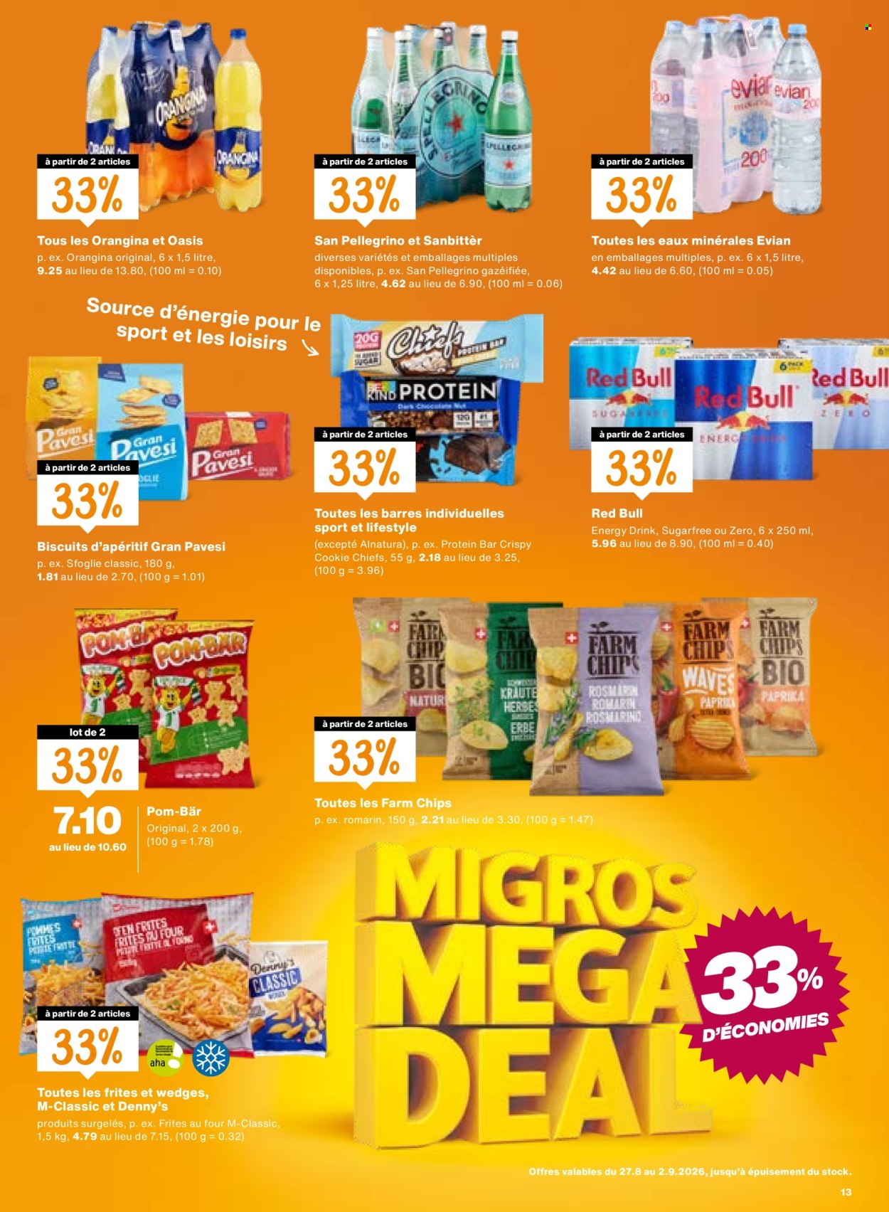 Catalogue Migros - 27.8.2026 - 2.9.2026. Page 13. Page 13