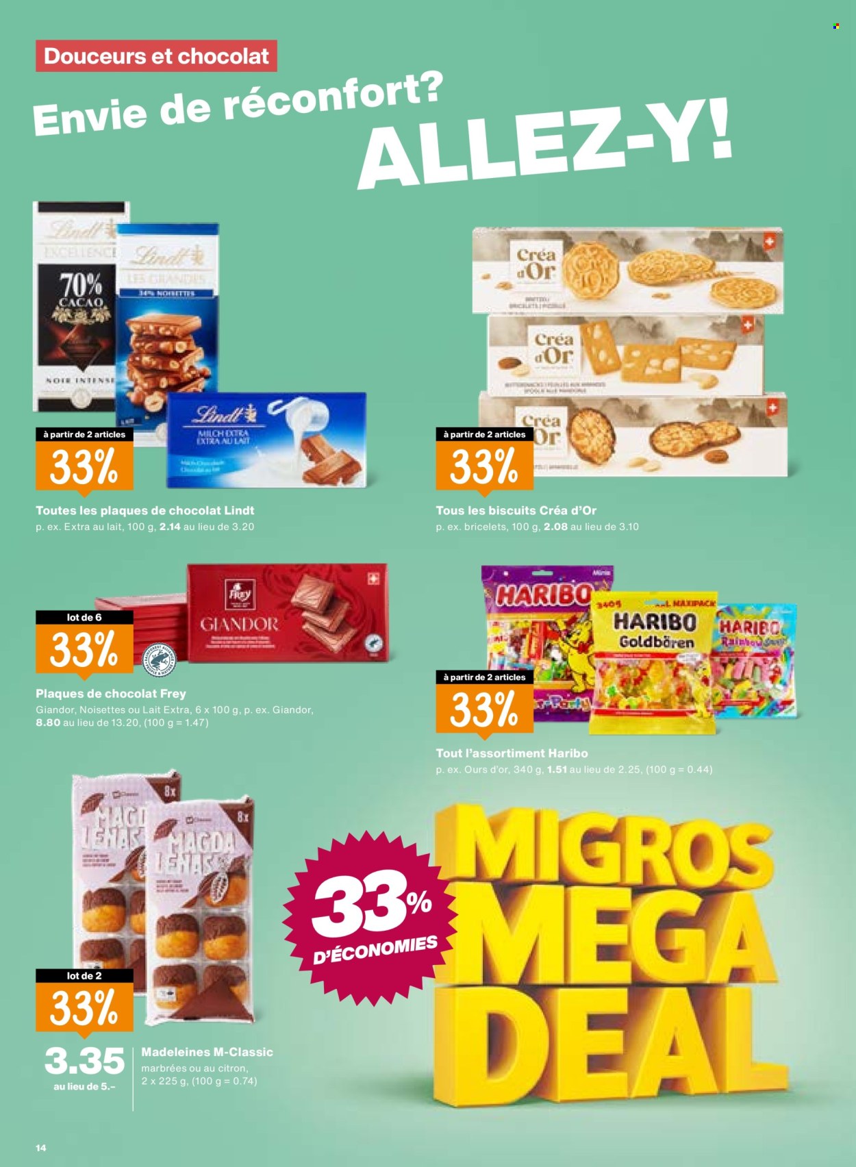 Catalogue Migros - 27.8.2026 - 2.9.2026. Page 14. Page 14
