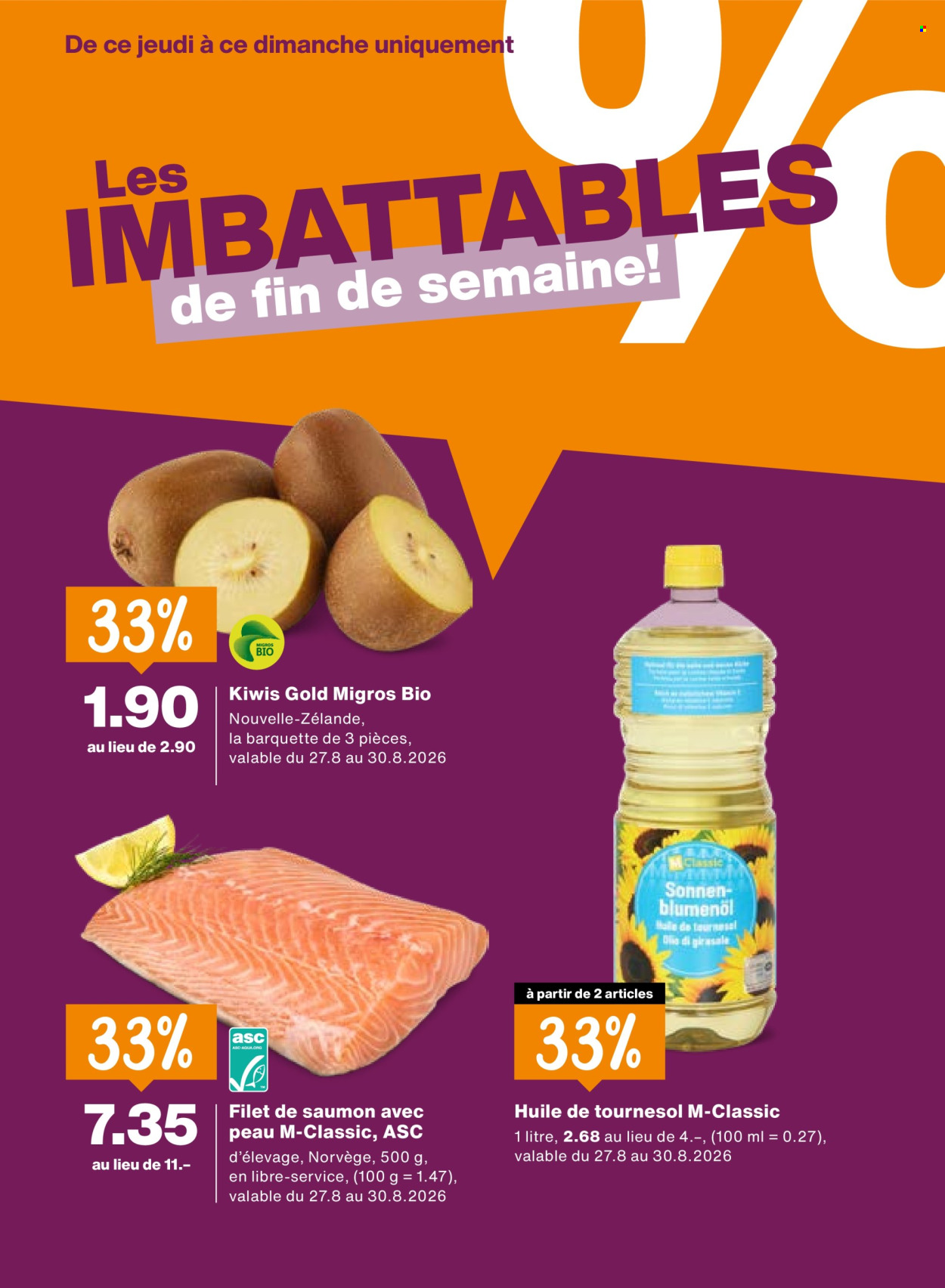 Catalogue Migros - 27.8.2026 - 2.9.2026. Page 20. Page 20