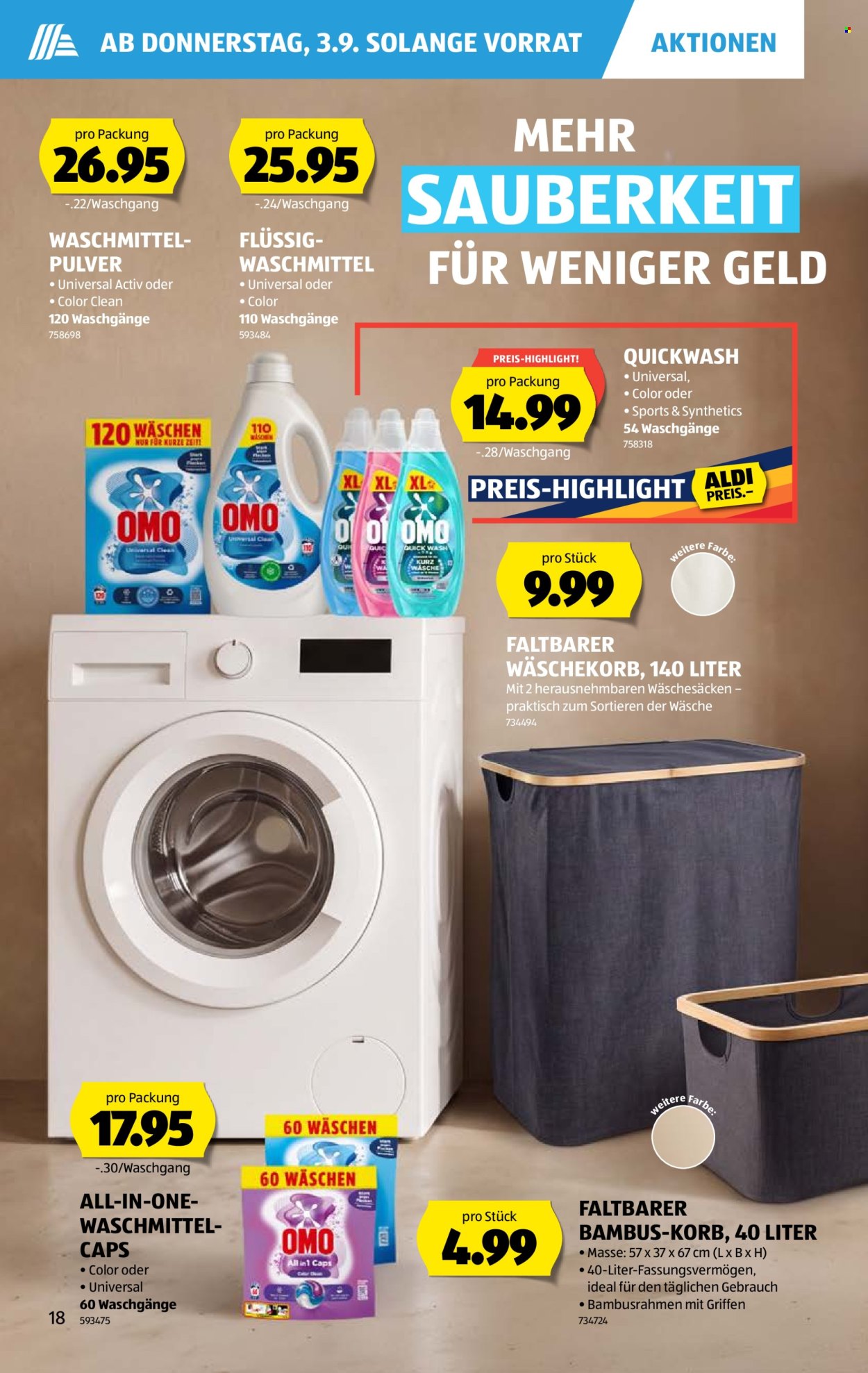 Catalogue Aldi - 3.9.2026 - 9.9.2026. Page 18. Page 18