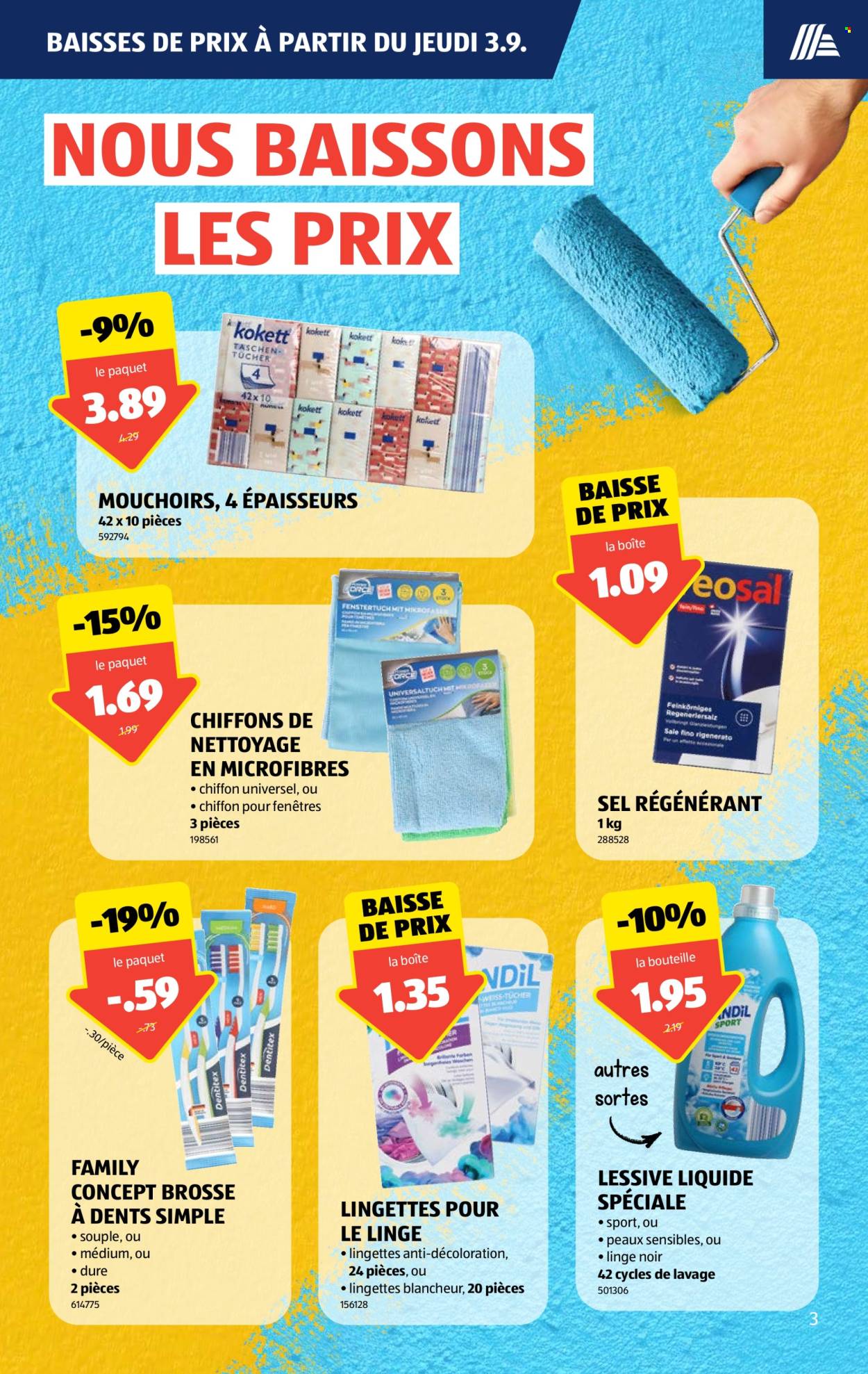 Catalogue Aldi - 3.9.2026 - 9.9.2026. Page 3. Page 3
