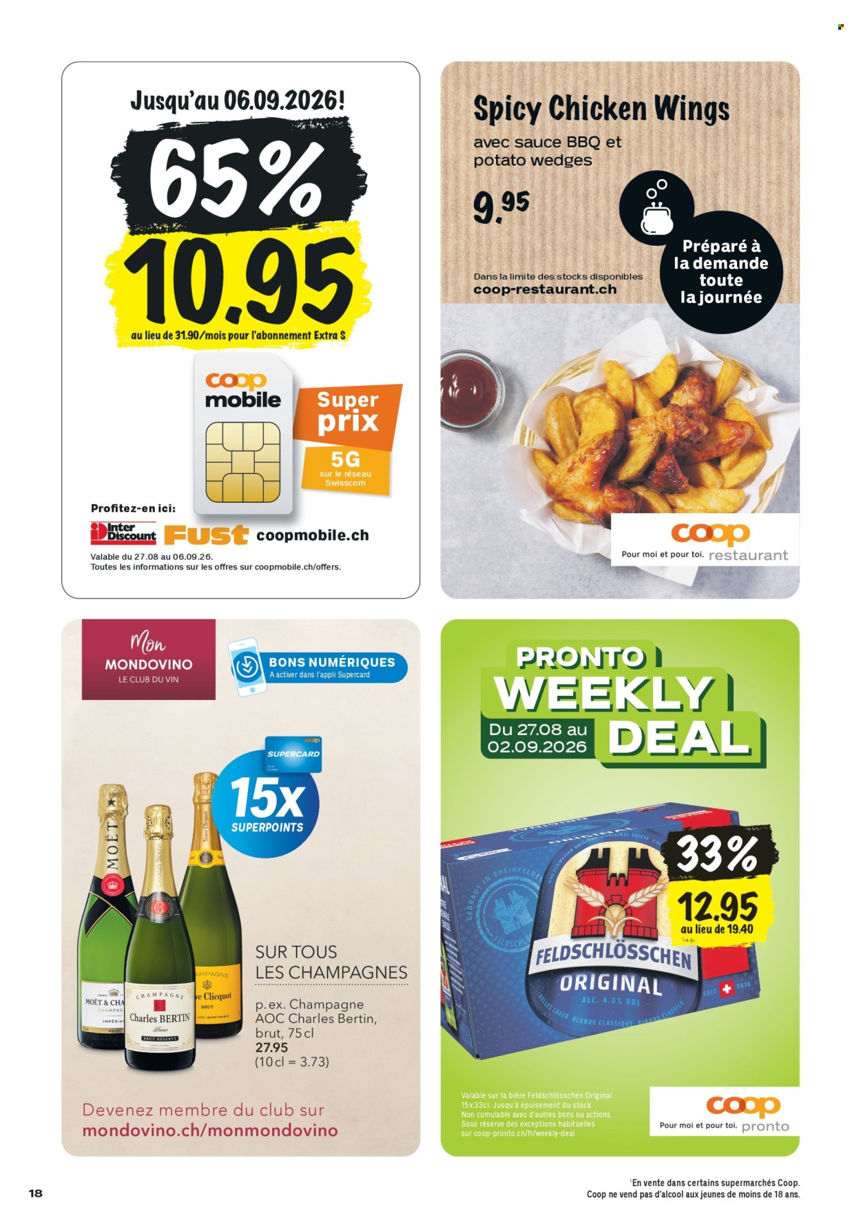 Catalogue Coop - 27.8.2026 - 2.9.2026. Page 18. Page 18