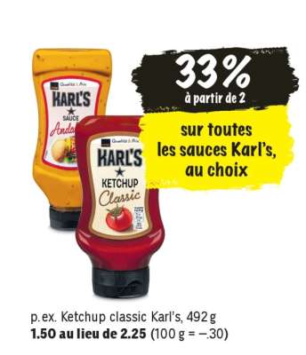 Ketchup classic Karl's