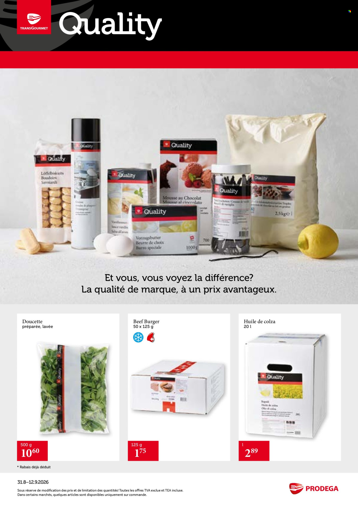 Catalogue Prodega - 31.8.2026 - 12.9.2026. Page 1. Page 1