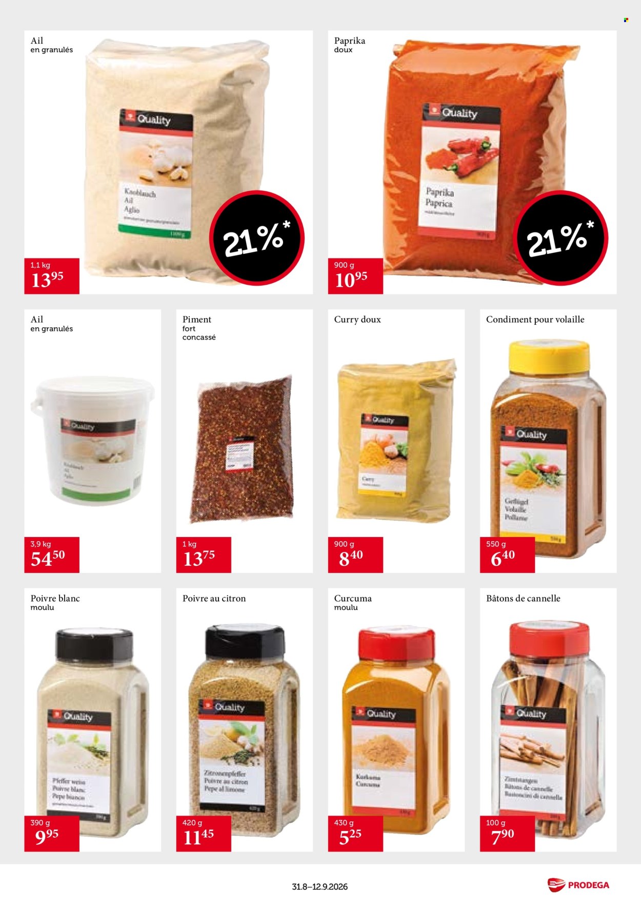 Catalogue Prodega - 31.8.2026 - 12.9.2026. Page 11. Page 11