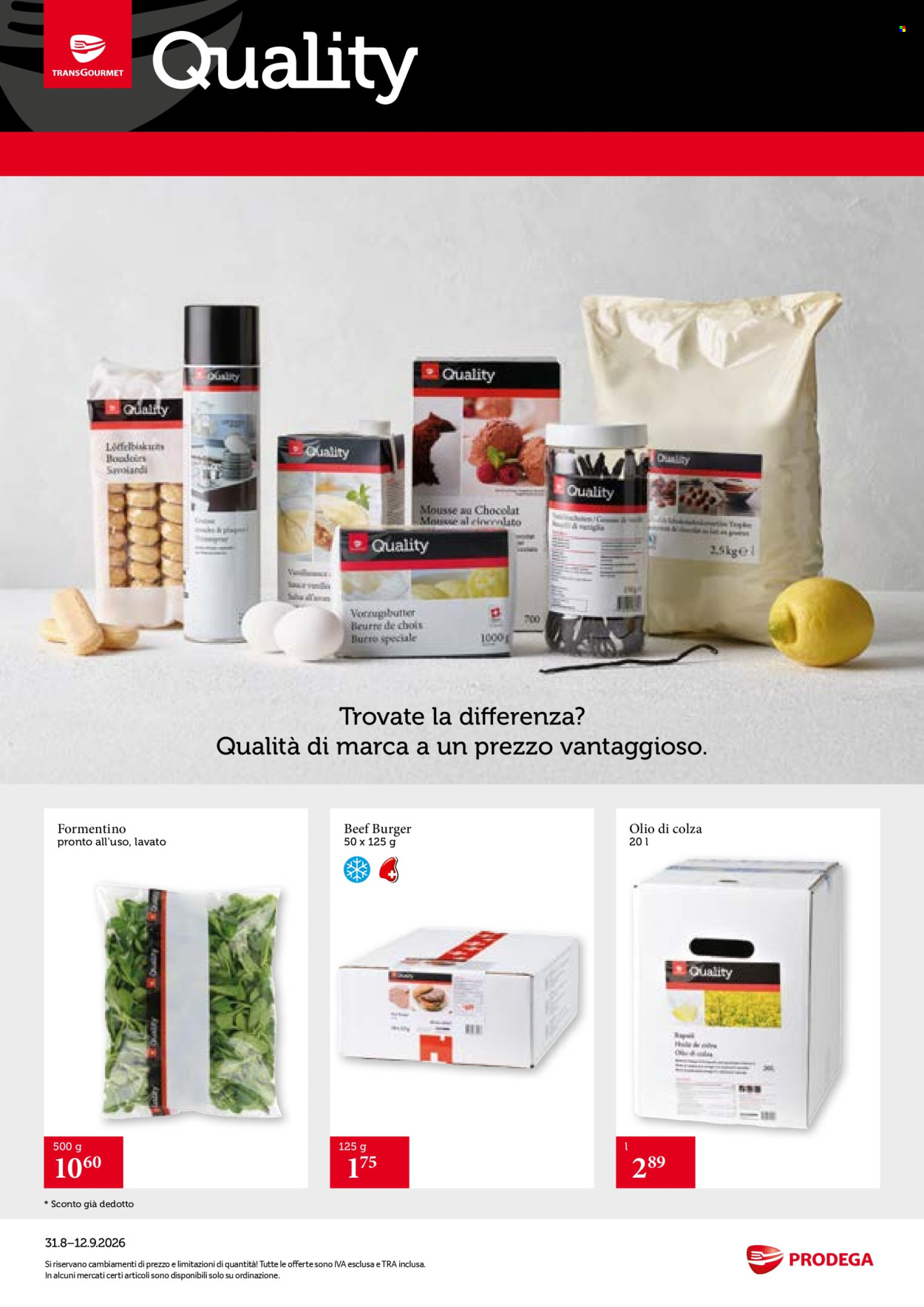 Catalogue Prodega - 31.8.2026 - 12.9.2026. Page 1. Page 1