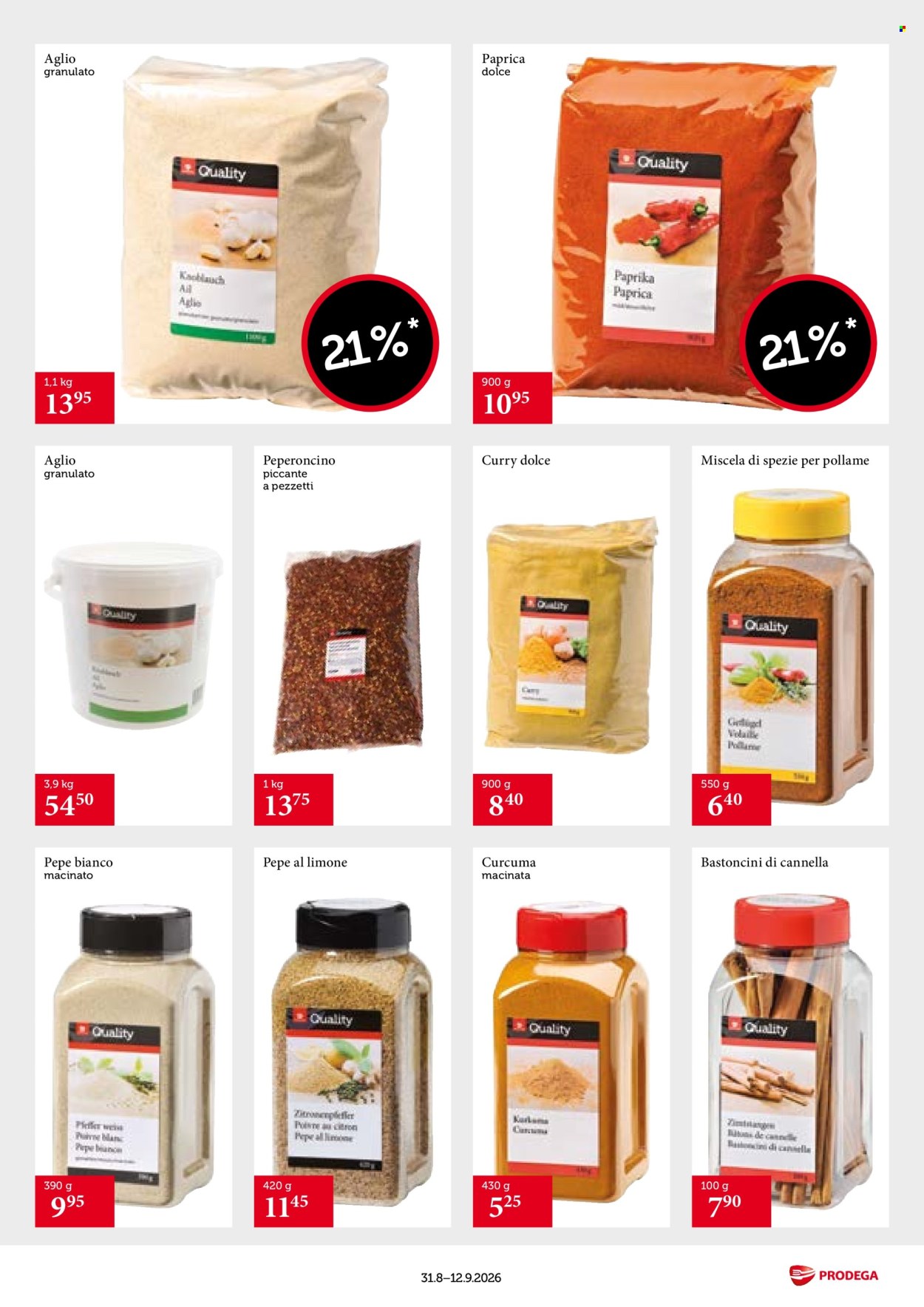 Catalogue Prodega - 31.8.2026 - 12.9.2026. Page 11. Page 11