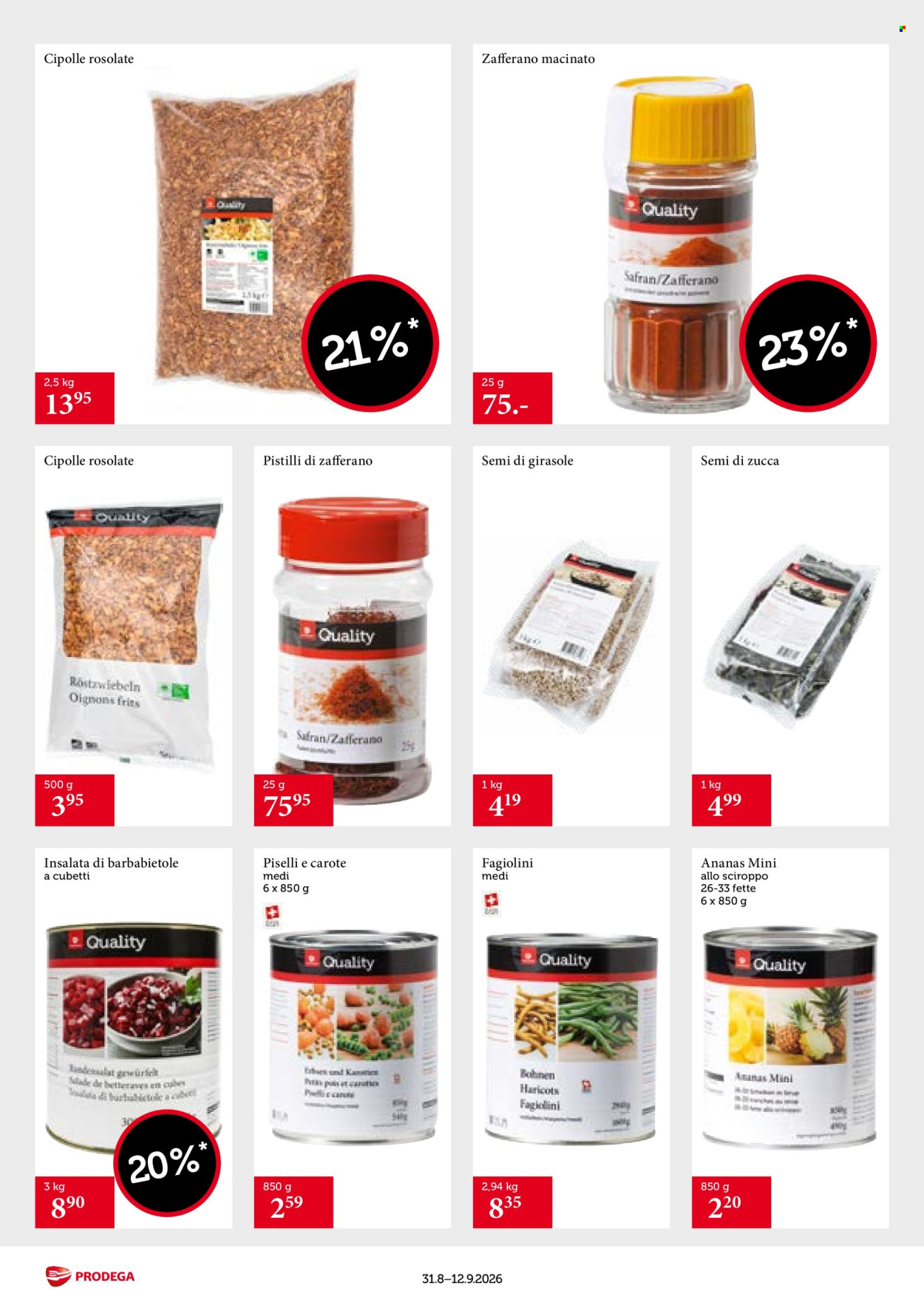 Catalogue Prodega - 31.8.2026 - 12.9.2026. Page 12. Page 12