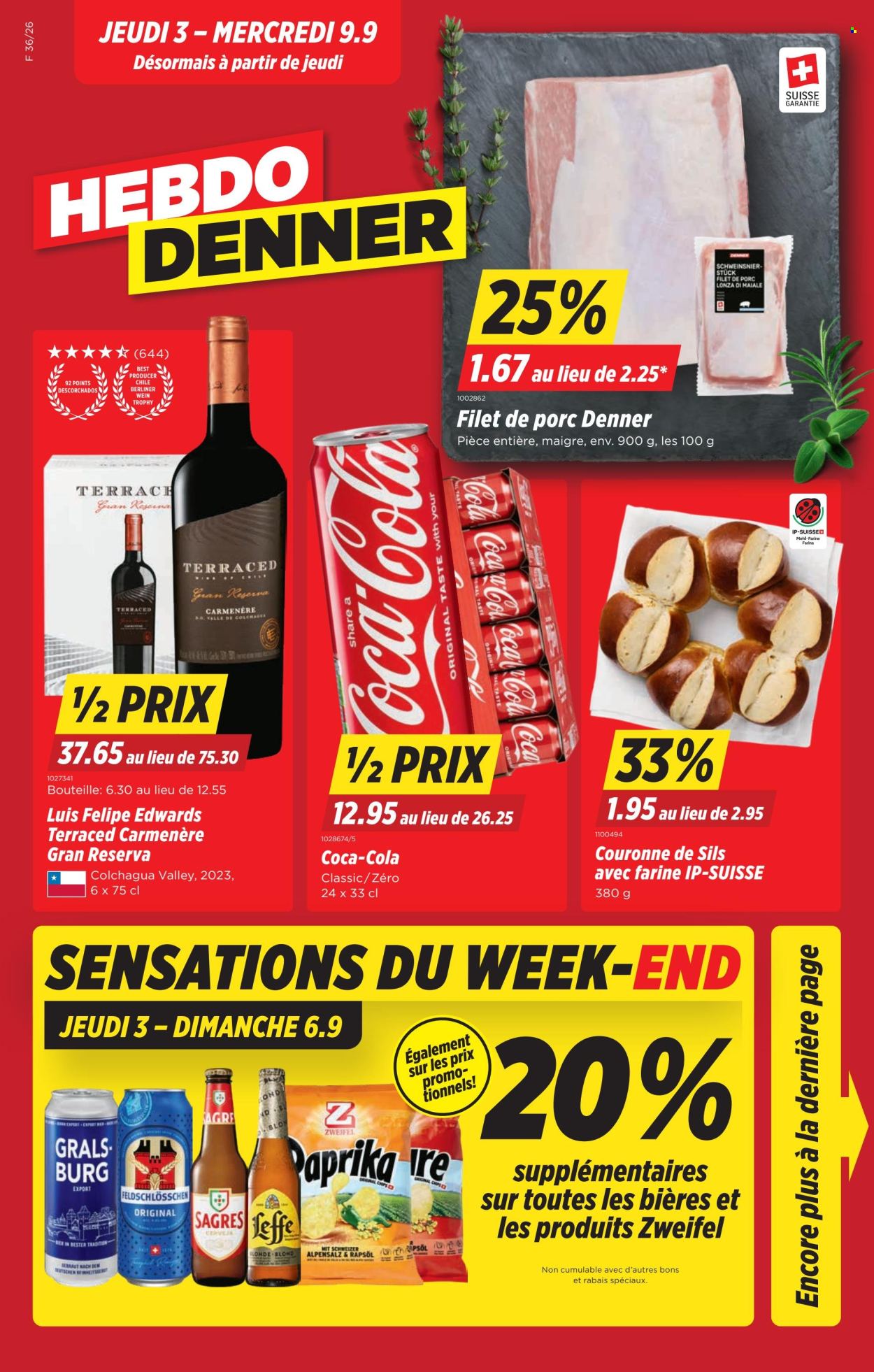 Catalogue Denner - 3.9.2026 - 9.9.2026. Page 1. Page 1