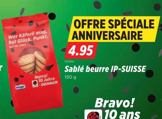 Sablé beurre IP-SUISSE