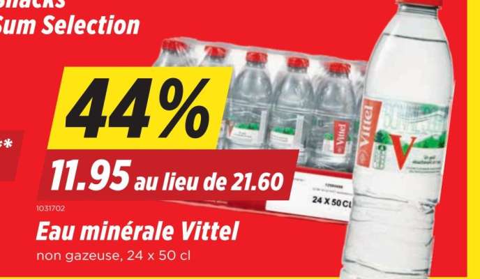 Eau minérale Vittel
