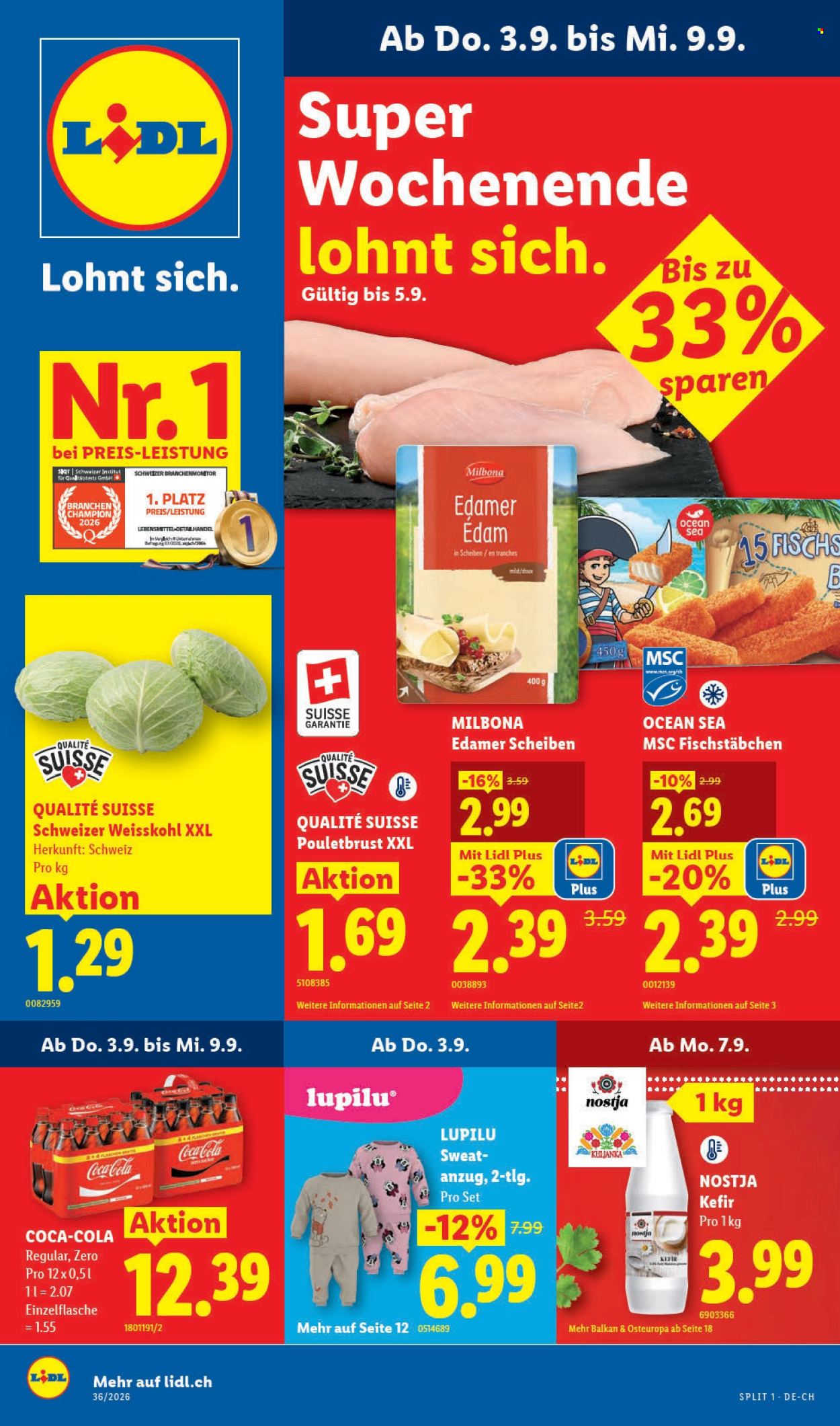 Catalogue Lidl - 3.9.2026 - 9.9.2026. Page 1. Page 1