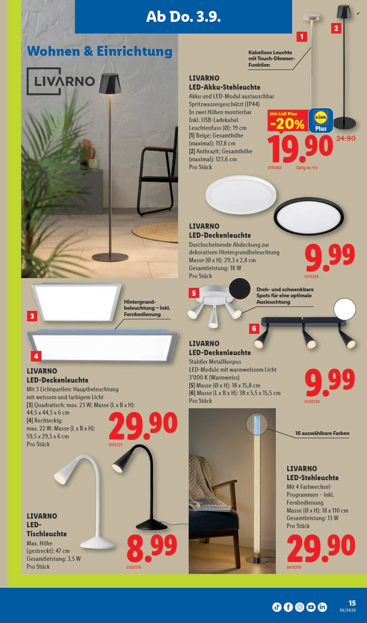 Catalogue Lidl - 3.9.2026 - 9.9.2026. Page 19. Page 19