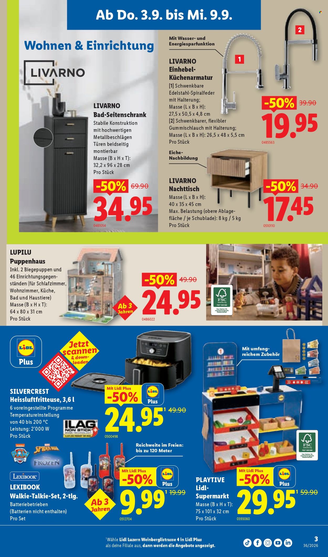 Catalogue Lidl - 3.9.2026 - 9.9.2026. Page 3. Page 3
