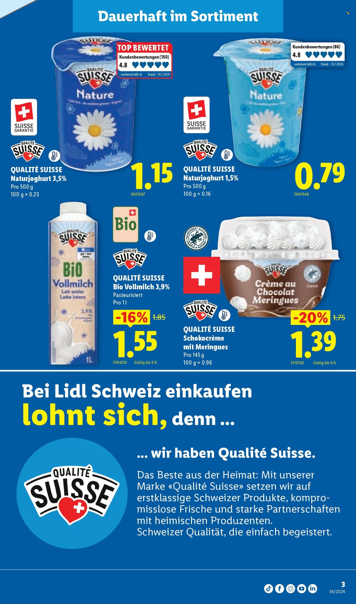Catalogue Lidl - 3.9.2026 - 9.9.2026. Page 3. Page 3
