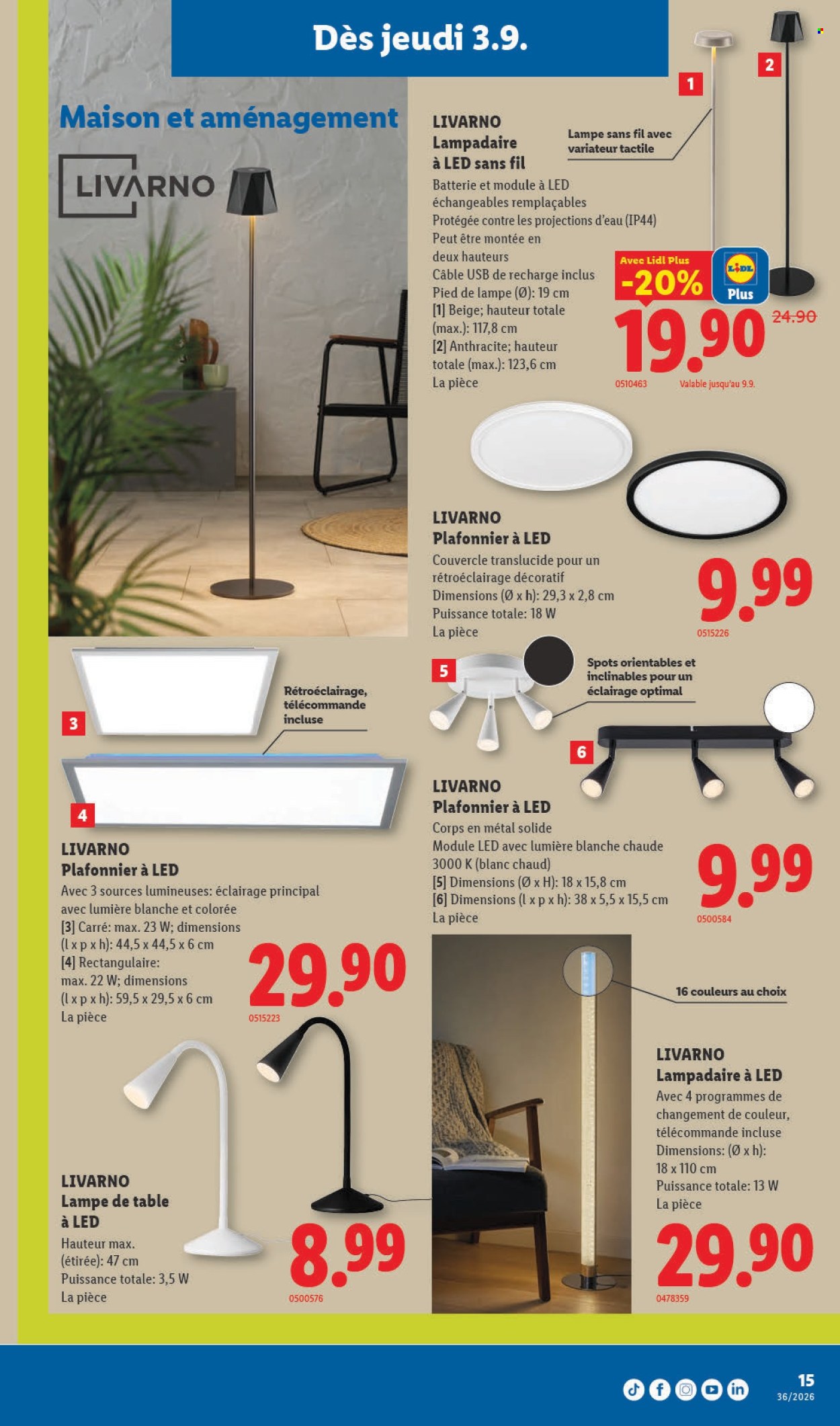 Catalogue Lidl - 3.9.2026 - 9.9.2026. Page 19. Page 19