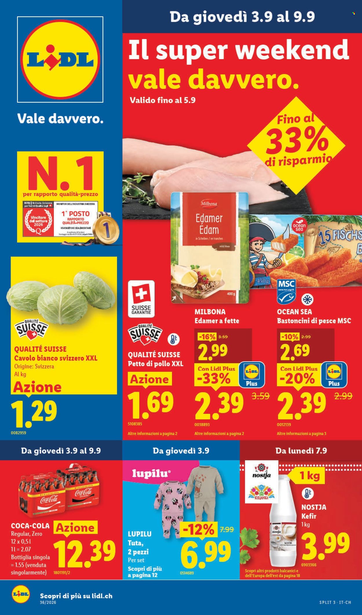 Catalogue Lidl - 3.9.2026 - 9.9.2026. Page 1. Page 1