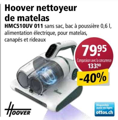 Hoover nettoyeur de matelas