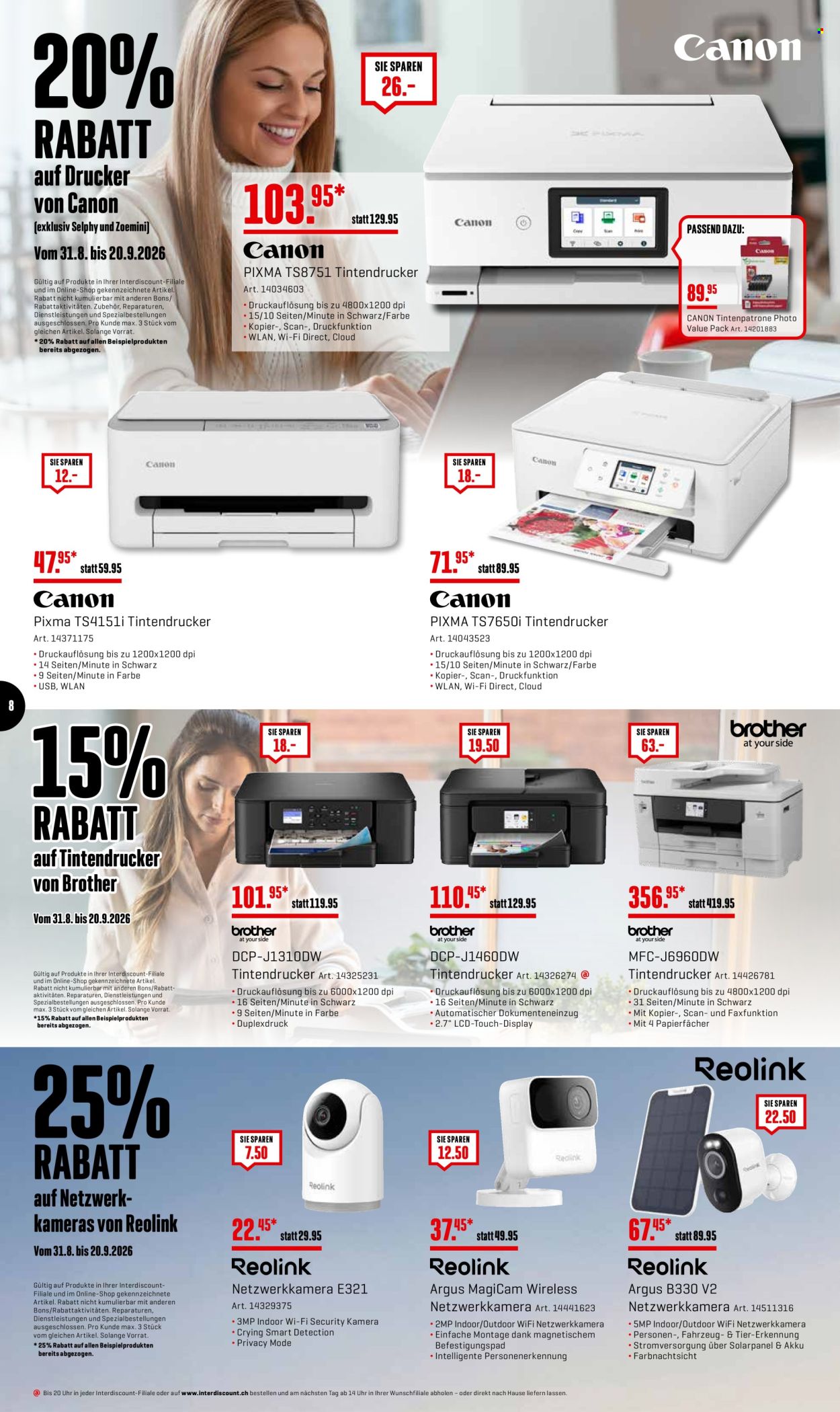 Catalogue Interdiscount - 31.8.2026 - 20.9.2026. Page 8. Page 8